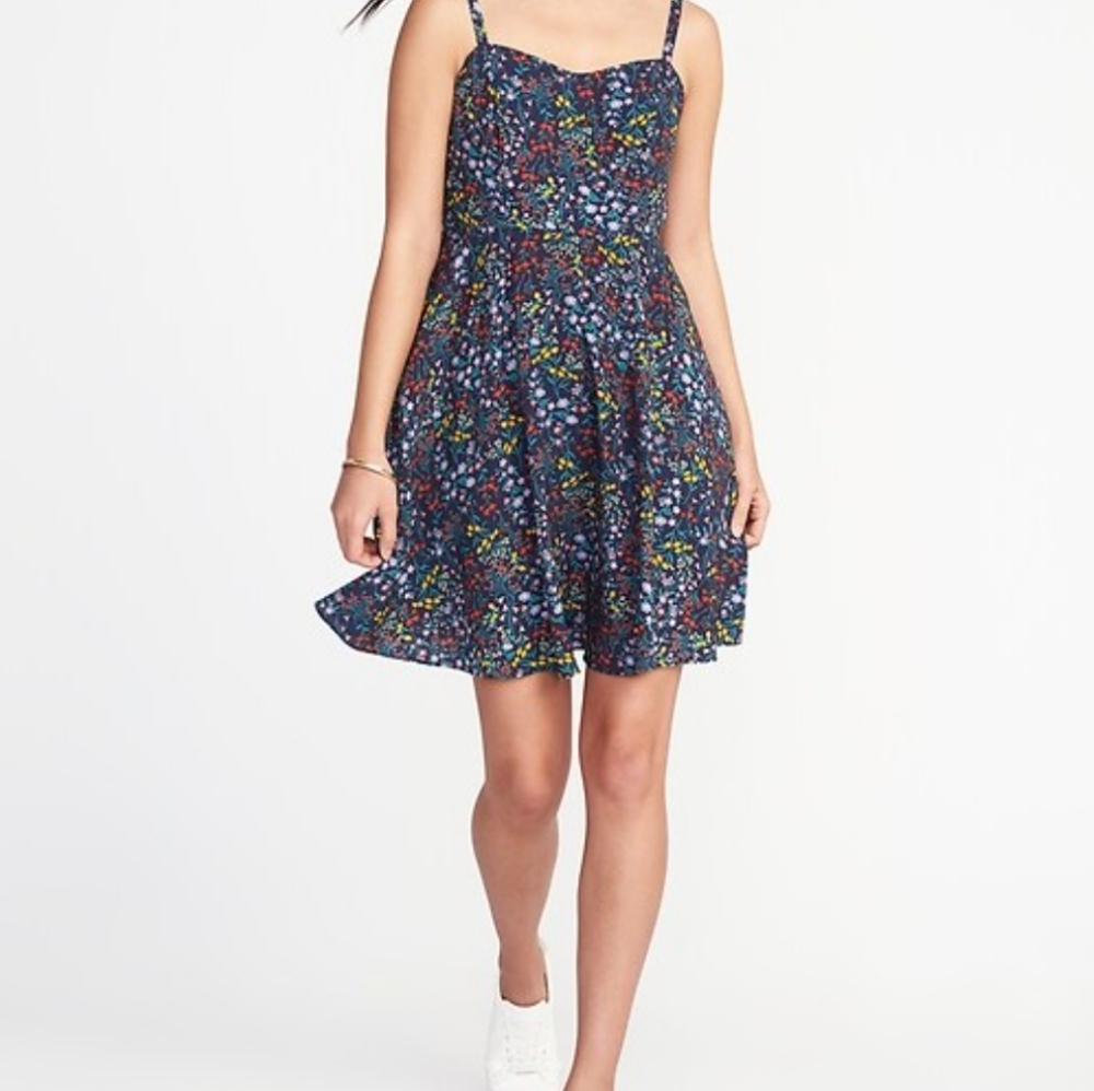Old Navy Floral Sundress Size Small